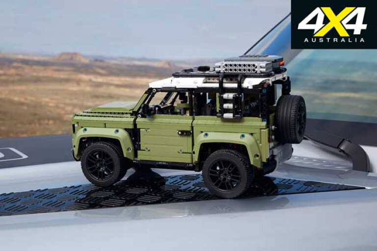 Land Rover Defender LEGO Kit Rear Jpg