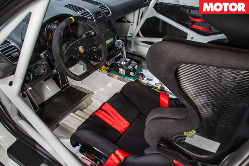 Porsche gt4 clubsport interior