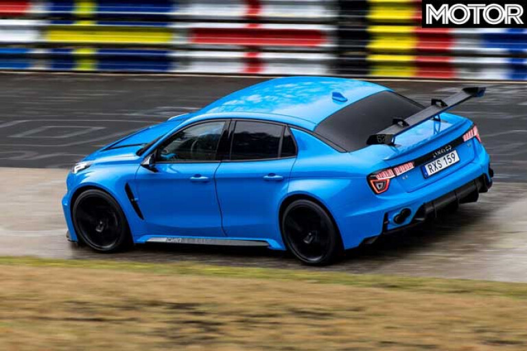 Lynk Co 03 Cyan Concept FWD Nurburgring Record Carousell Rear Jpg