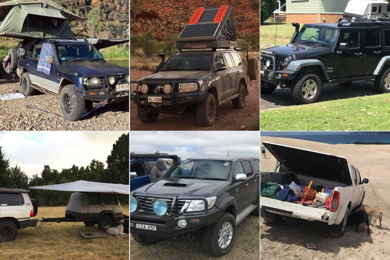 Readers 4x4s Camping stars