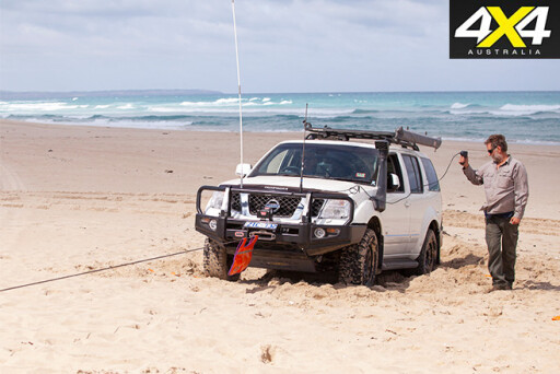 Portland dunes tyre pressures winched