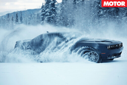 Dodge Challenger gets AWD option snow