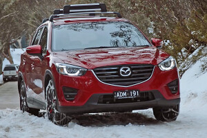 Mazda CX 5 Driving With Snow Tyres Jpg