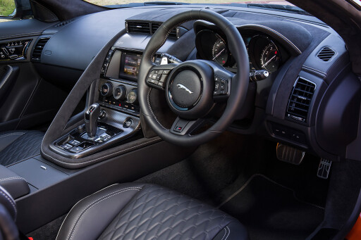2017 Jaguar F-Type SVR interior