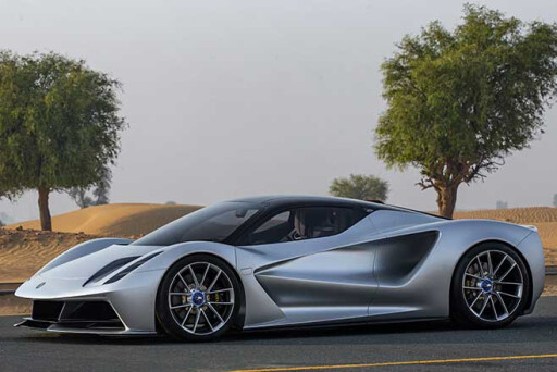 Lotus Evija launched at the Dubai Motor Show.