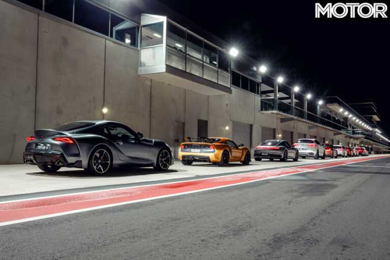 Performance Car Of The Year 2020 Track Test Pit Lane Jpg