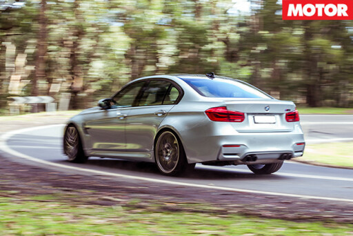 BMW M3 Competition Package rear driving