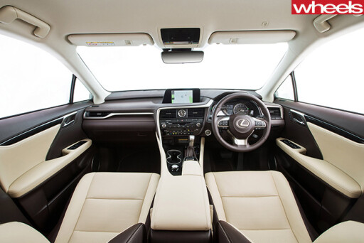 Lexus -RX-200t -luxury -interior