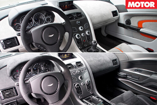 Aston Martin vantages interiors