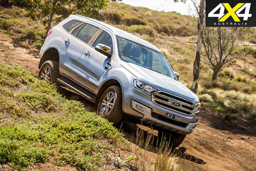Ford everest downhill driving