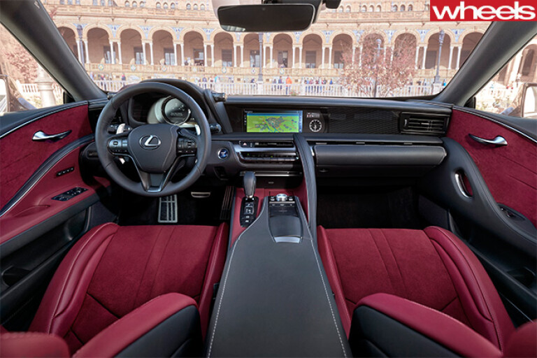 2016_Lexus _LC500h -Interior