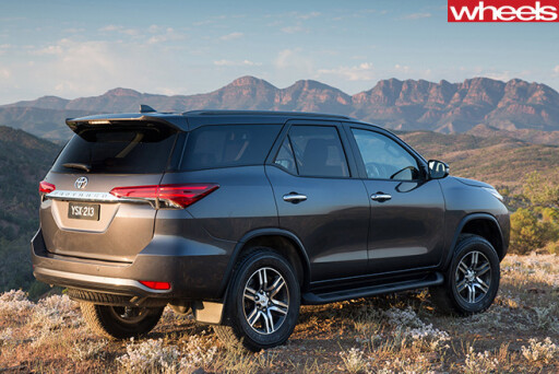 Toyota -Fortuner -rear -parked -on -mountain
