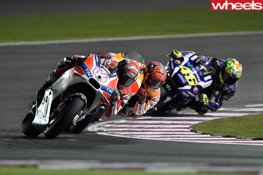 Moto GP-Qatar -Battle