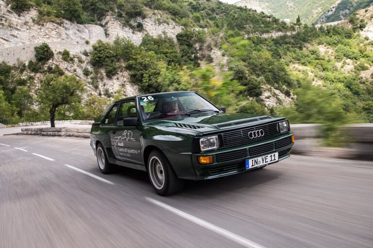 Audi Sport Quattro in the Alps