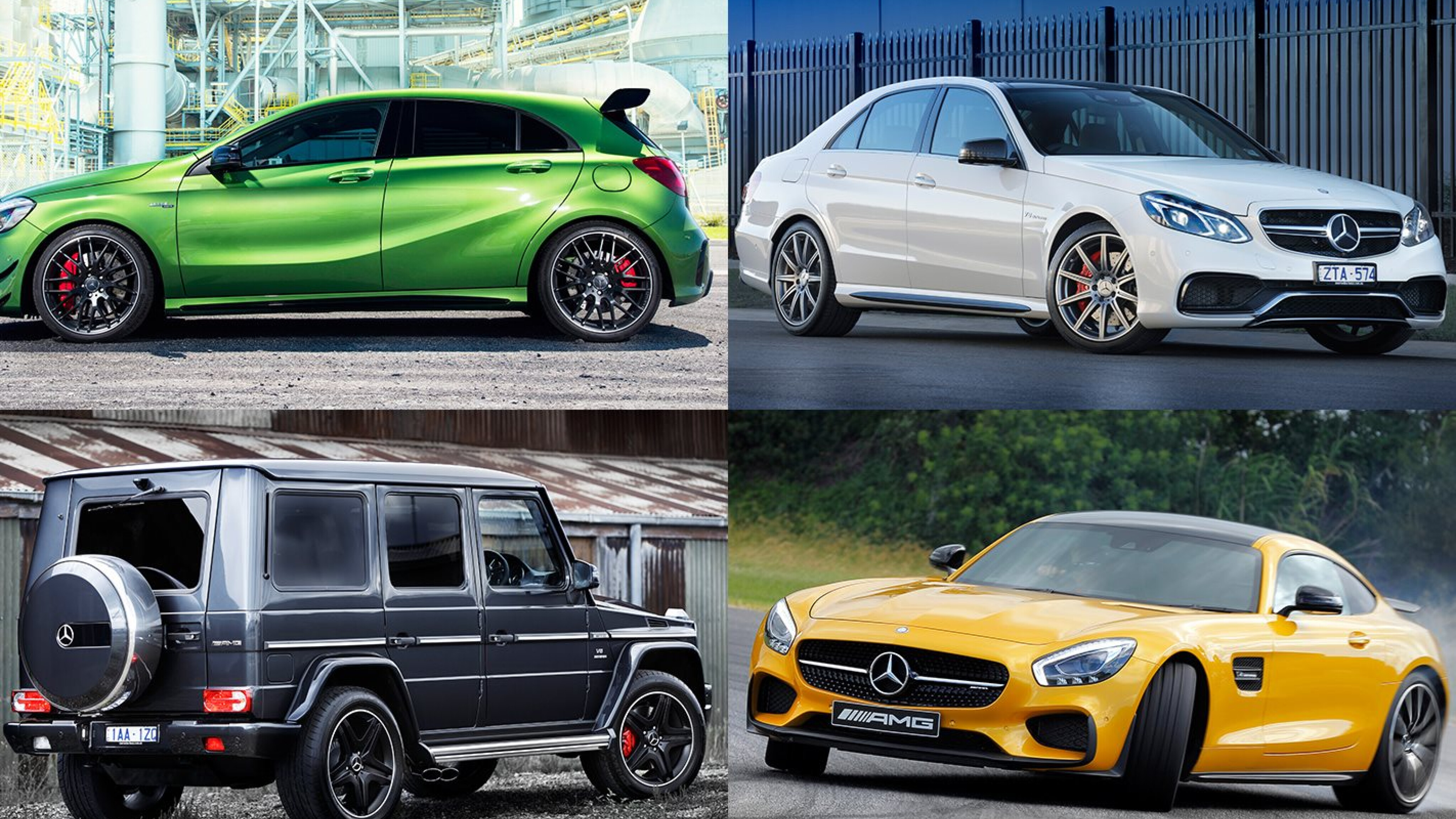 This is the full Mercedes-AMG range
