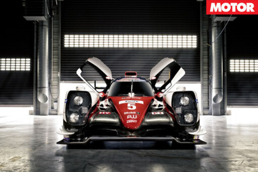 Toyota TS050 LMP1 racer front