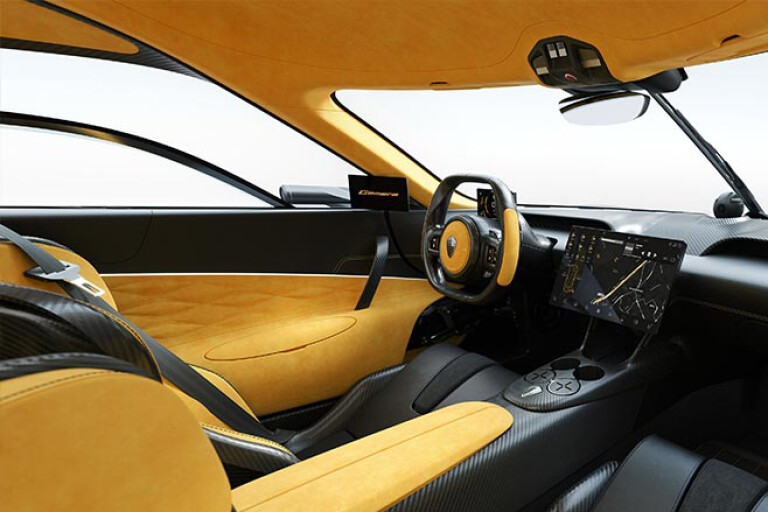 Koenigsegg Gemera driver seat
