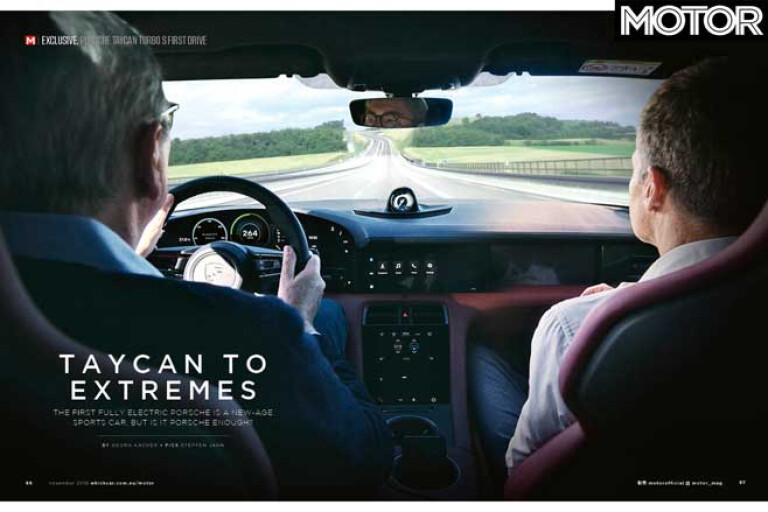 MOTOR Magazine November 2019 Issue Preview Porsche Taycan Jpg