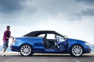 Audi A3 Cabrio with James Whitbourn