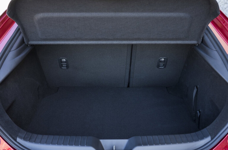 Mazda 3 hatchback boot space