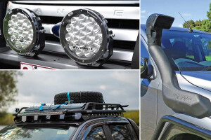 New 4x4 Gear LED driving lights wind fairing Snorkel