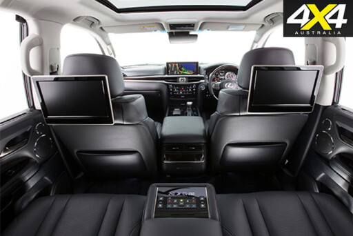 Lexus LX570 interior back