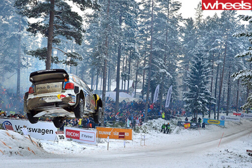 Latvala -Anttila -Rally -Sweden -racing -corner