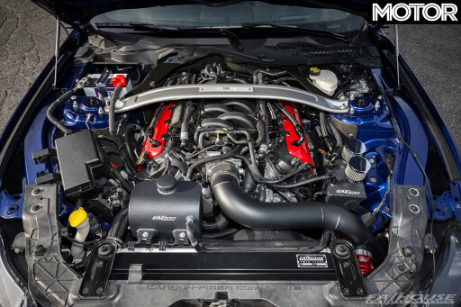 Shelby GT350 twin-turbo engine