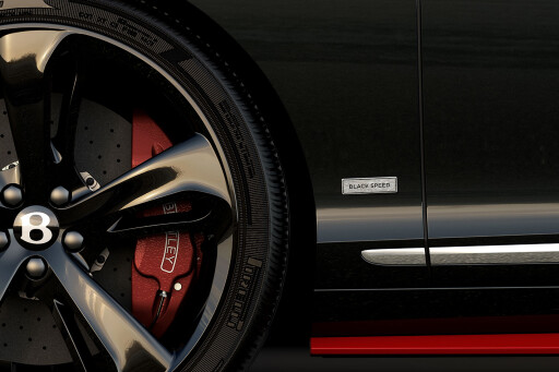 Bentley -Continental -GT-Black -Speed -wheel