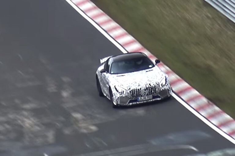 Mercedes-AMG GT R spied testing