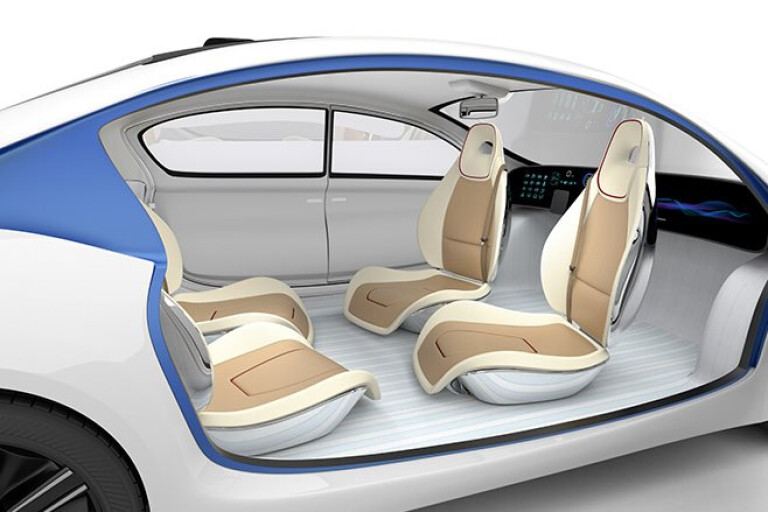 Autonomous car interior