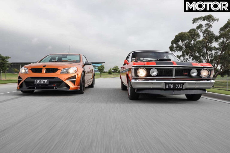 2018 HSV Maloo W 1 Vs 1972 Ford Falcon GT HO Phase III Comparison Specifications Jpg