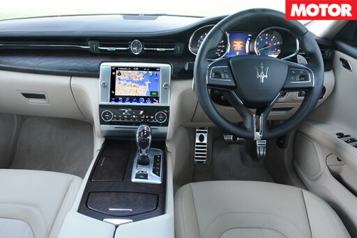 Maserati quattroporte GTS interior