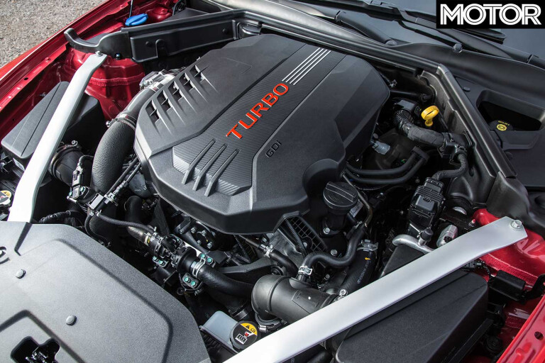 2018 Kia Stinger GT Optional Exhaust Turbo V 6 Engine Jpg