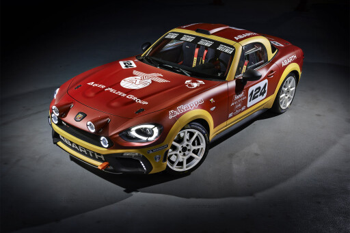 Abarth 124 Spider Rally front