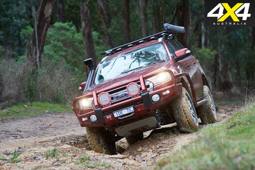 ARB Everest driving front