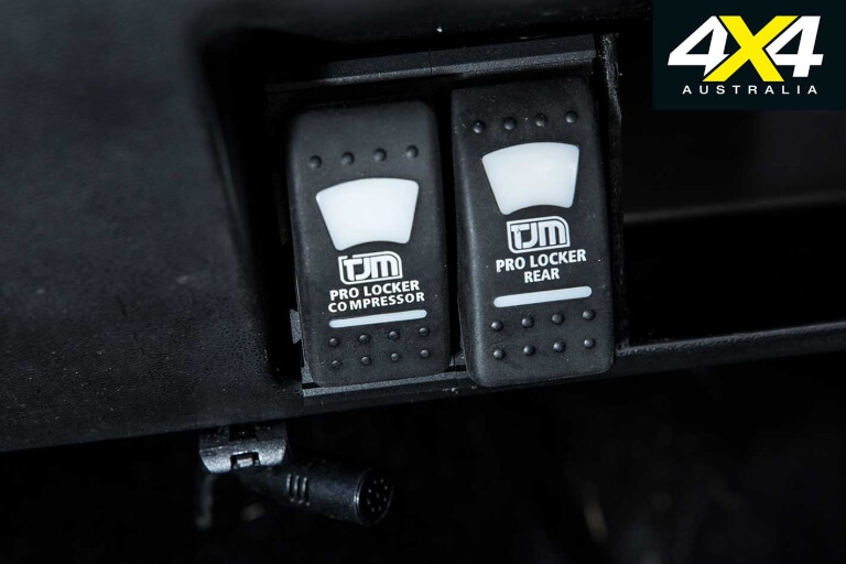 Custom Holden Overlander 1 Tonner TJM Locker Switches Jpg