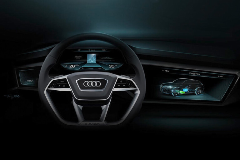 Audi A8 virtual dashboard