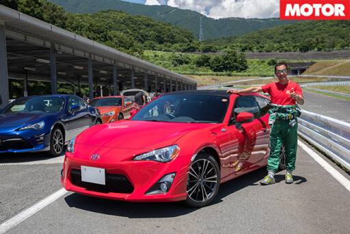 Keiichi Tsuchiya with Toyota 86
