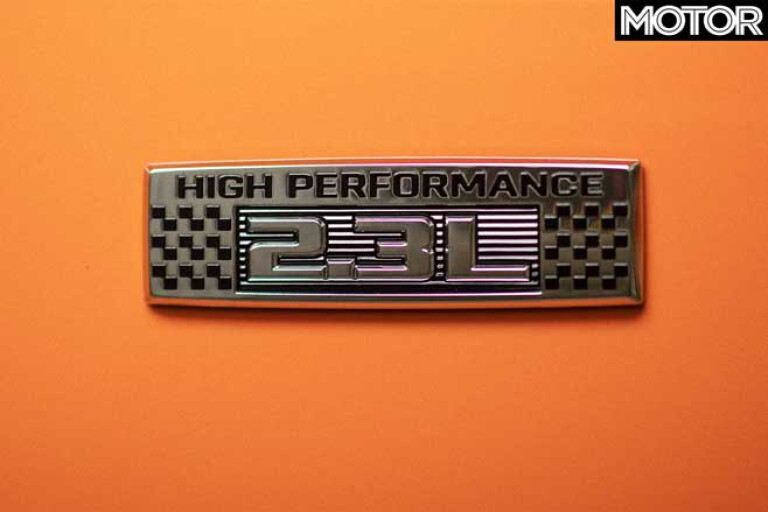 2020 Ford Mustang 2.3L High Performance badge