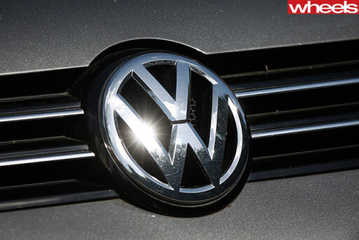 VW-badge -on -volkswagen -car