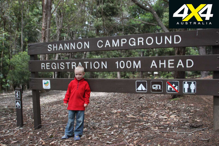 Perth Escapes Shannon National Park Campground Signage Jpg