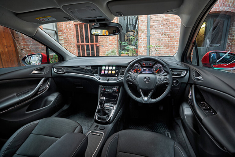 2017 Holden Astra interior