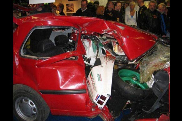 This Might Be the Weirdest Car Crash Ever