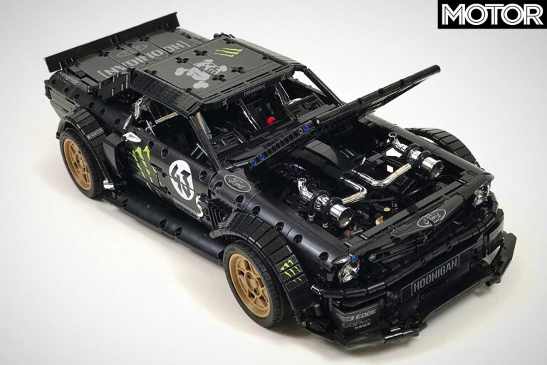 Realistic Lego Mustang Hoonicorn V 2 Model Engine Bay Jpg