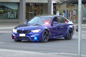 Unmarked BMW M3 police car spotted in Canberra
