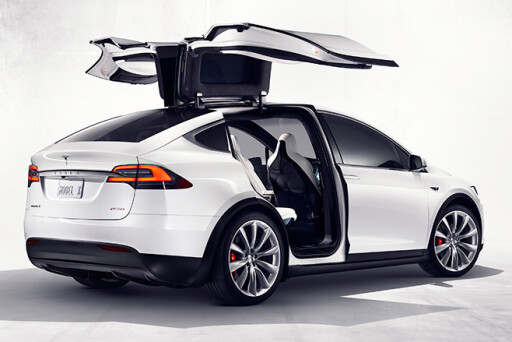 Tesla model x rear
