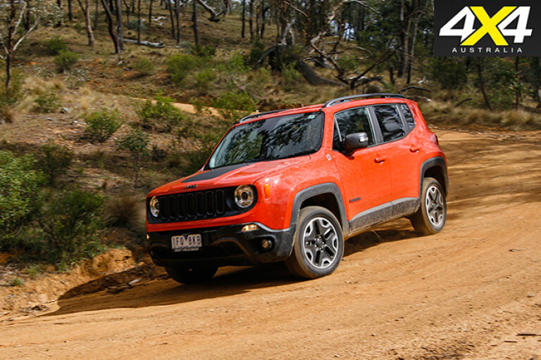 Jeep Renegade Trailhawk driving