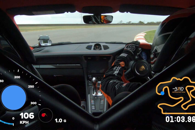 2018 Porsche 911 GT2 RS The Bend lap record video