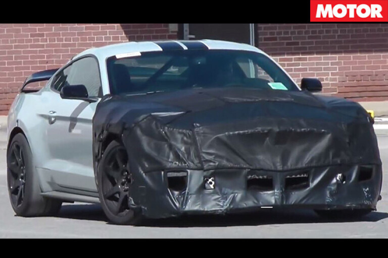 Ford Mustang Shelby GT500 prototype spotted front